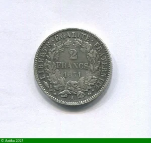 2 FRANCS CERES avec légende