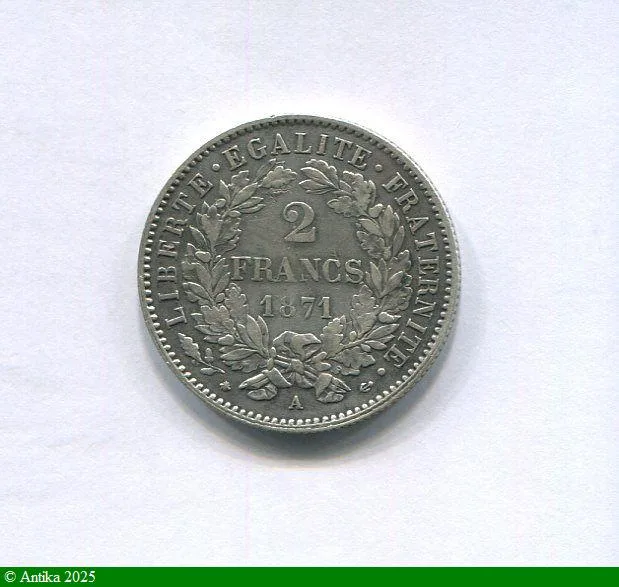 2 FRANCS CERES avec légende