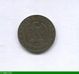 5 CENTIMES NAP III T.L