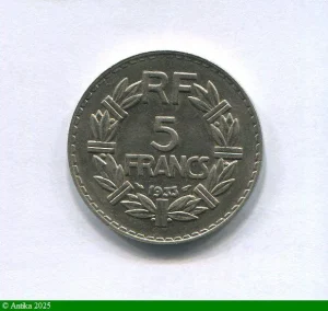 5 FRANCS LAVRILLIER Nickel