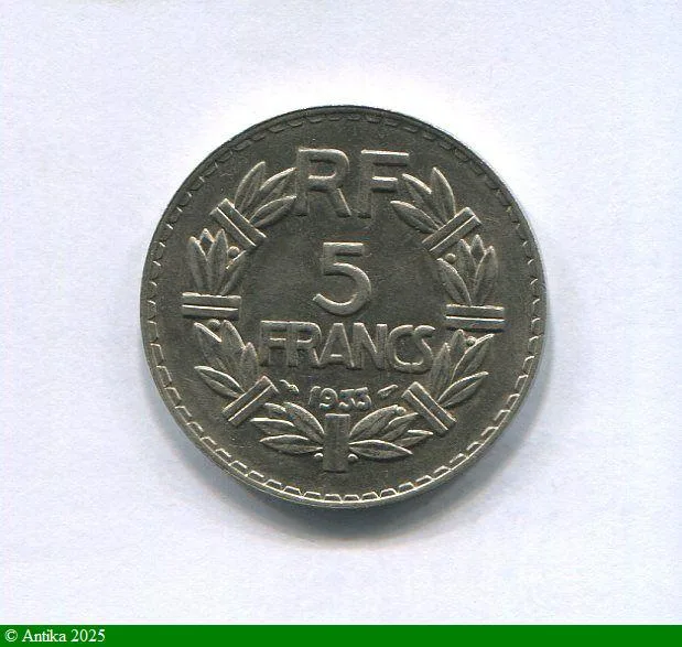 5 FRANCS LAVRILLIER Nickel