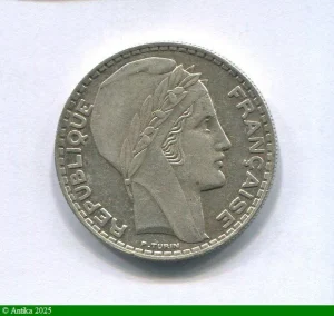 20 FRANCS TURIN Argent