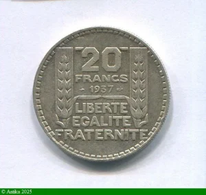 20 FRANCS TURIN Argent
