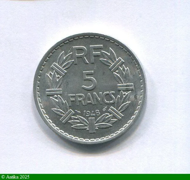 5 FRANCS LAVRILLIER Aluminium