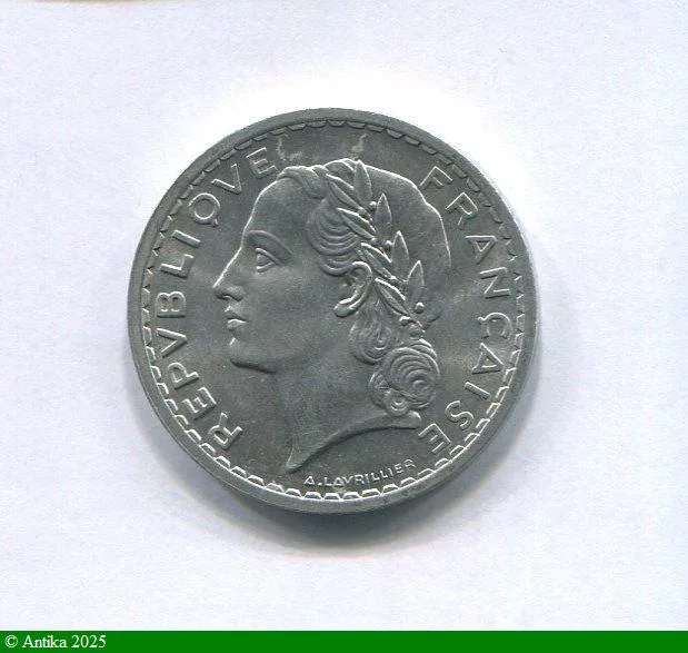 5 FRANCS LAVRILLIER Aluminium