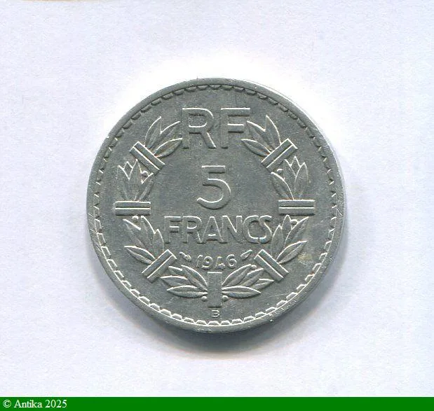 5 FRANCS LAVRILLIER Aluminium