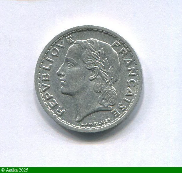 5 FRANCS LAVRILLIER Aluminium