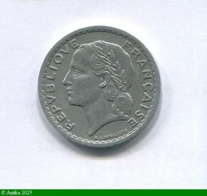 5 FRANCS LAVRILLIER Aluminium
