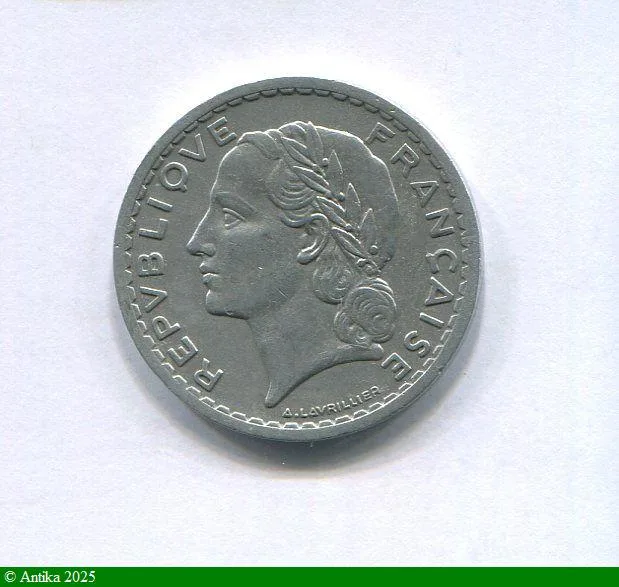 5 FRANCS LAVRILLIER Aluminium
