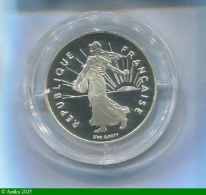 5 FRANCS SEMEUSE EPREUVE Argent