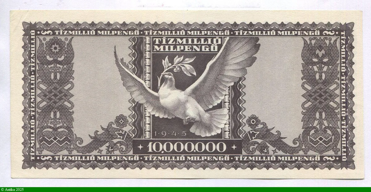 10 000 000 Pengo Portrait de Lajos Kossuth