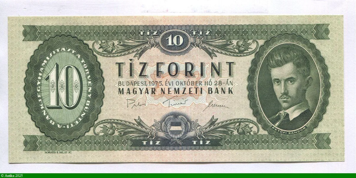 10 Forint Sandor Petofi Poète PROMO