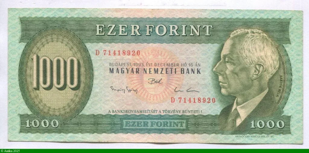 1000 Forint Bartok Bela