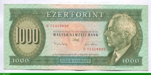 1000 Forint Bartok Bela