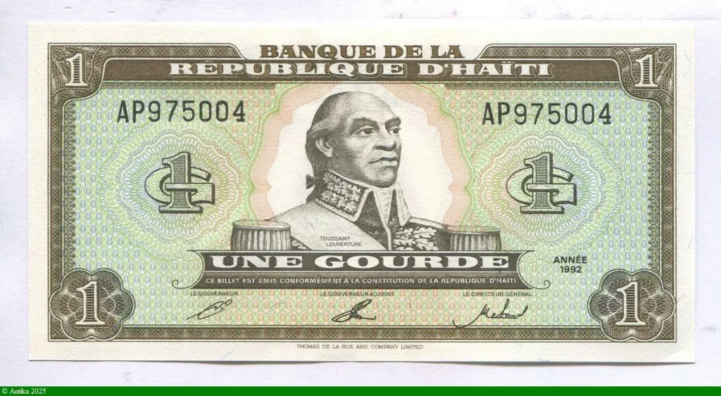 1 Gourde Toussaint Louverture