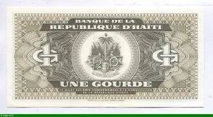 1 Gourde Toussaint Louverture