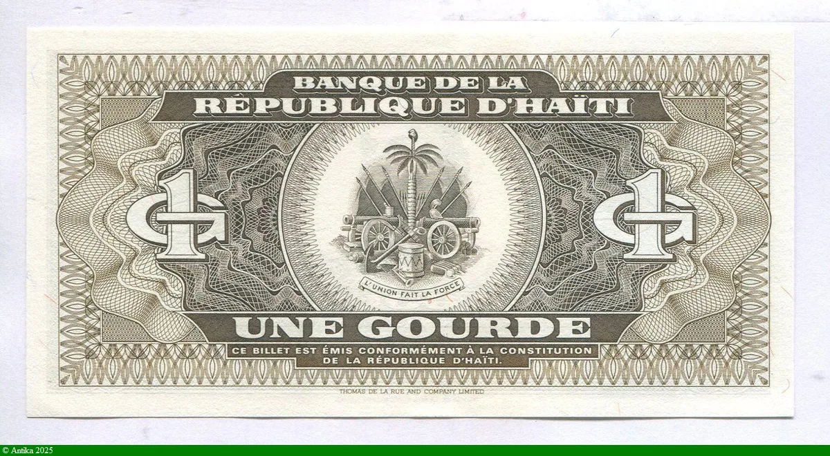 1 Gourde Toussaint Louverture
