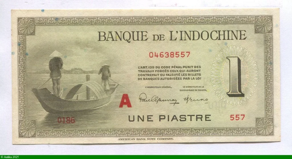 1 Piastre Barque Série A N°557