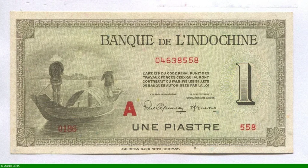 1 Piastre Barque Série A N°556