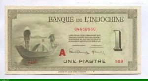 1 Piastre Barque Série A N°556