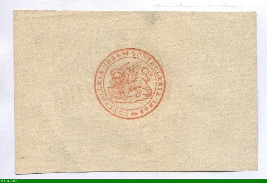 5 Lire Moneta Patriottica Venise RARE