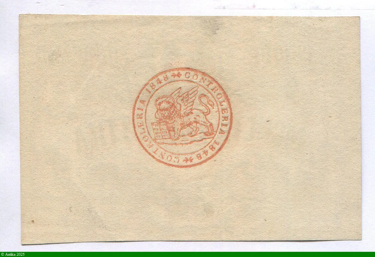 5 Lire Moneta Patriottica Venise RARE