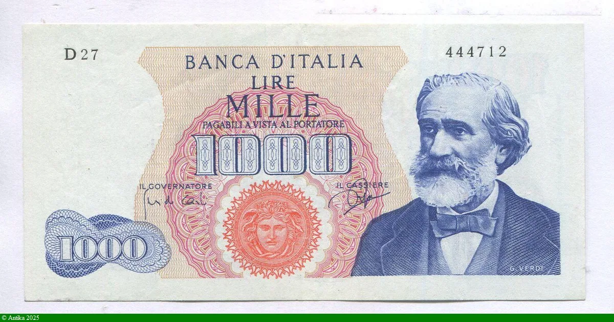 1000 Lire G.Verdi