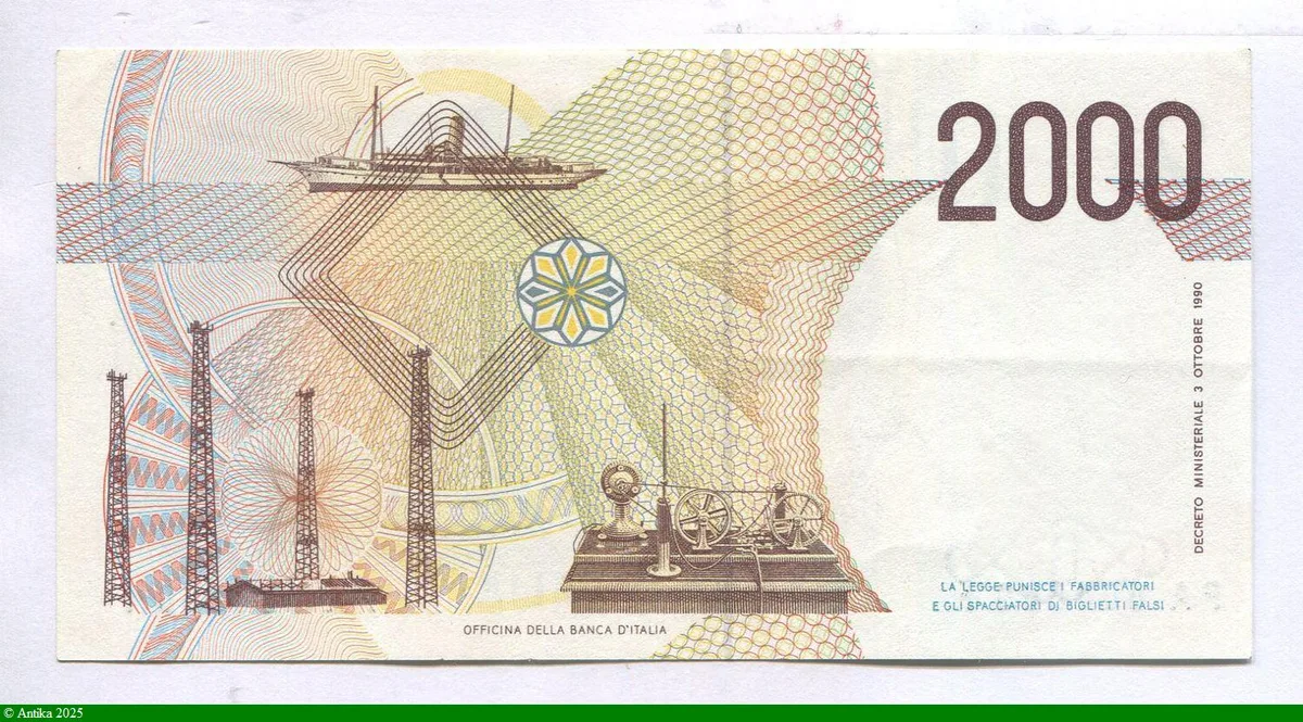 2000 Lire G.Marconi