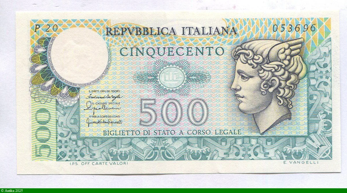 500 Lire Mercure