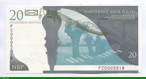 20 Zlotych Commémoratif Frédéric Chopin
