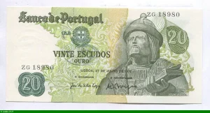 20 Escudos Garcia de Orta