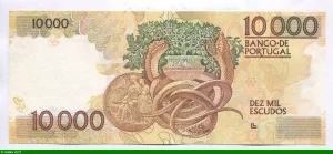 10000 Escudos Prof Doutor Egas Moniz PROMO