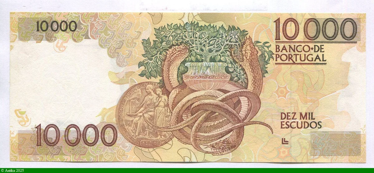 10000 Escudos Prof Doutor Egas Moniz PROMO