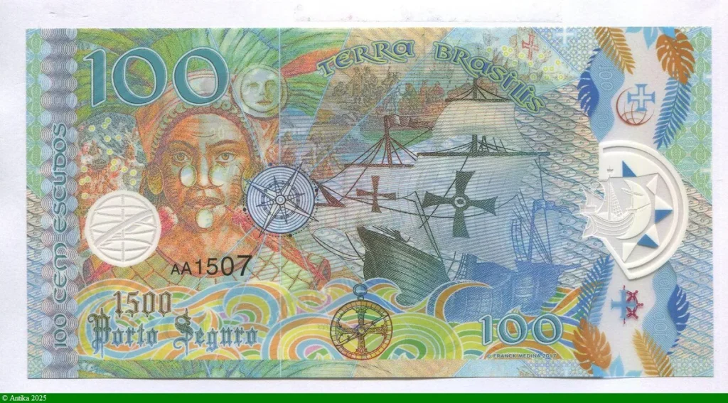 100 Escudos Polymère Billet Fantaisie Pedro Alvares Cabral