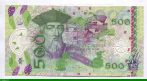500 Escudos Polymère Billet Fantaisie Vasco de Gama