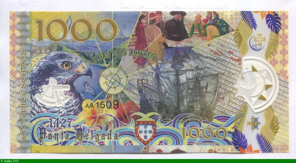 1000 Escudos Polymère Billet Fantaisie Infante D.Henrique
