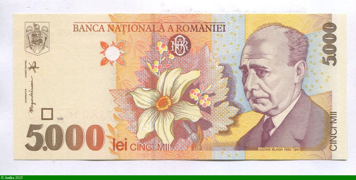 5000 Lei Lucian Blaga