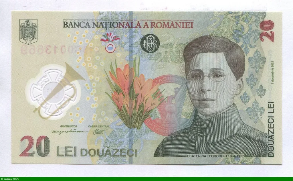 20 Lei Ecaterina Teodoroiu