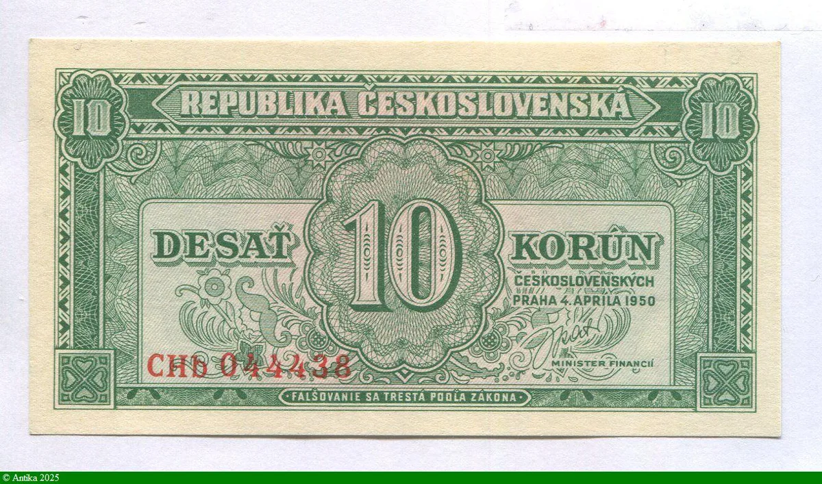 10 Korun Vert