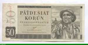 50 Korun Mineur Joli Billet
