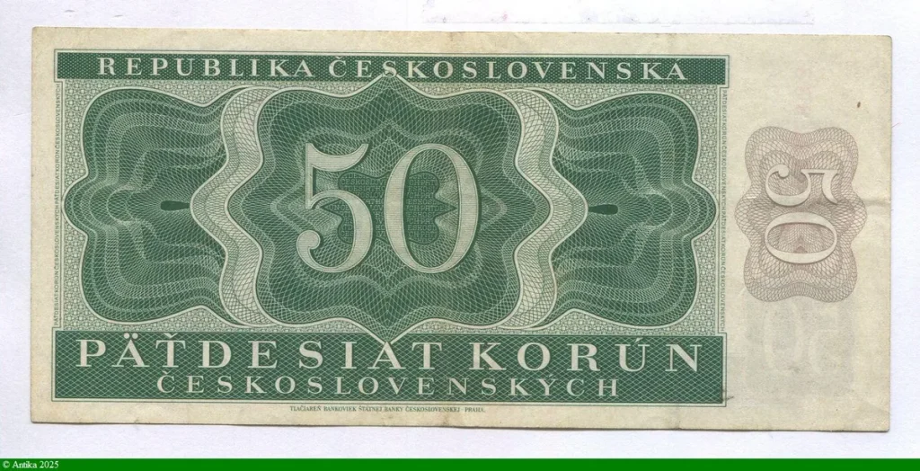 50 Korun Mineur Joli Billet