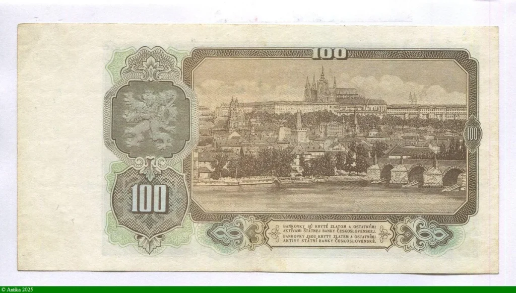 100 Korun Couple de Fermiers