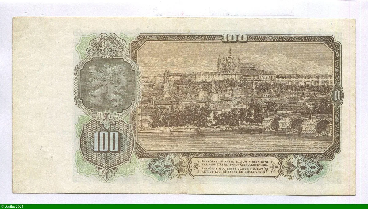 100 Korun Couple de Fermiers