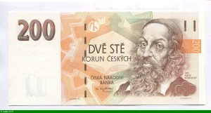 200 Korun Ian Amos Komenski