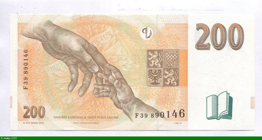 200 Korun Ian Amos Komenski