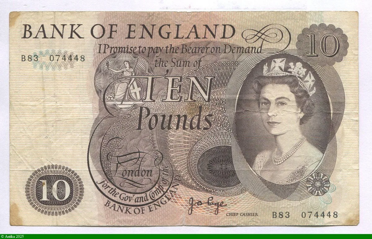 10 ¨Pounds Elizabeth II & Lion PROMO