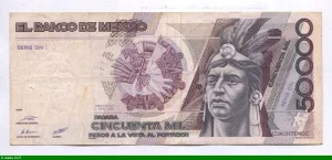 50000 Pesos Cuanhtemoc Atzèque