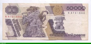 50000 Pesos Cuanhtemoc Atzèque
