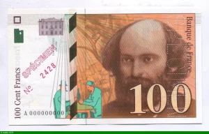 100 FRANCS CEZANNE -Type 1997
