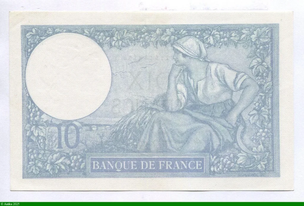 10 FRANCS MINERVE - Type 1915 modifié